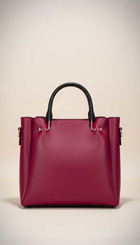 Elaya Maroon (With Pouches)