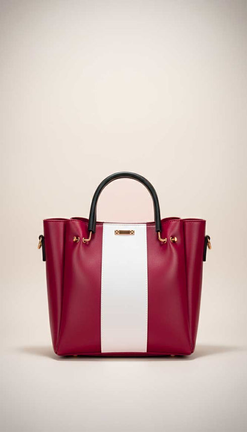 Elaya Maroon (With Pouches)
