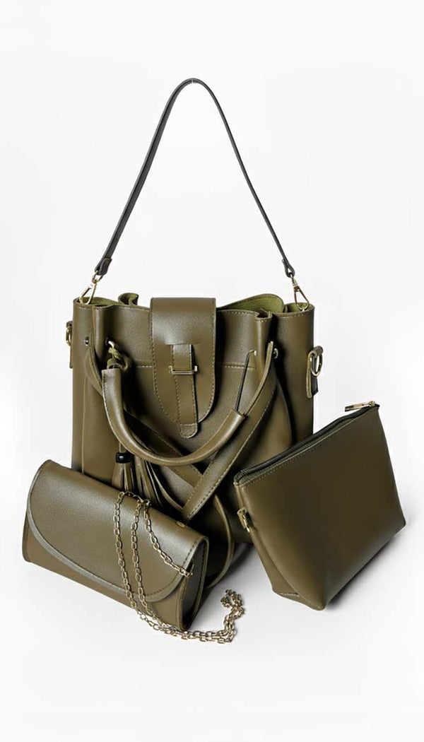 Elena Olive Green Bag