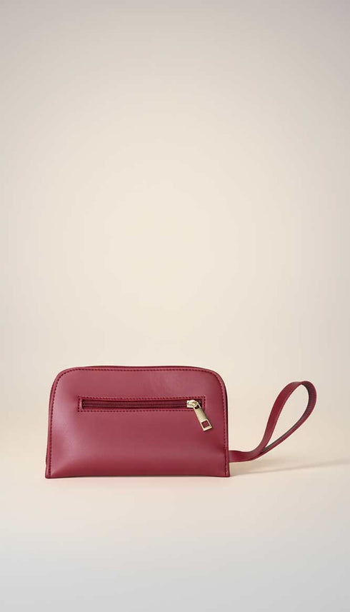 Elaya Maroon (With Pouches)