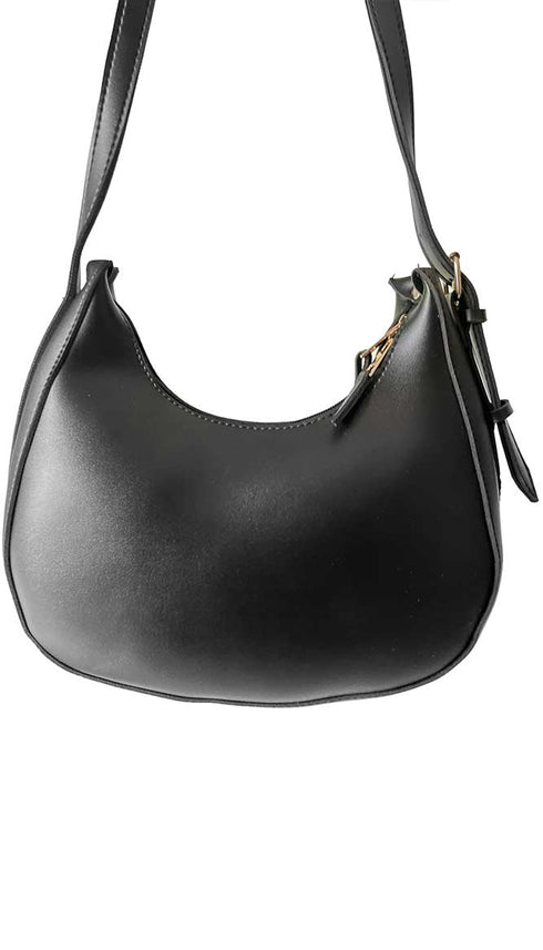 Crescent Black Bag