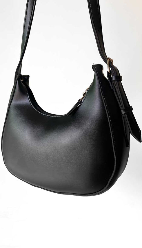 Crescent Black Bag