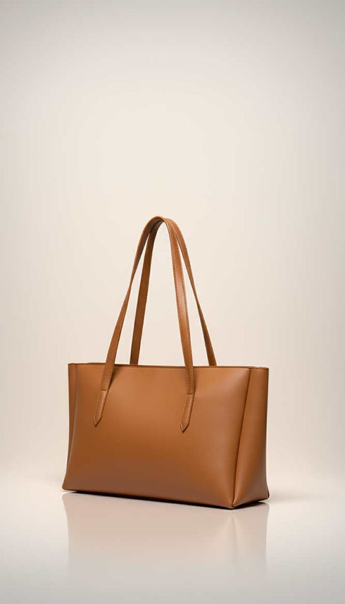 Liora Brown Tote Bag