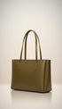 Liora Olive Green Tote Bag