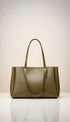 Liora Olive Green Tote Bag